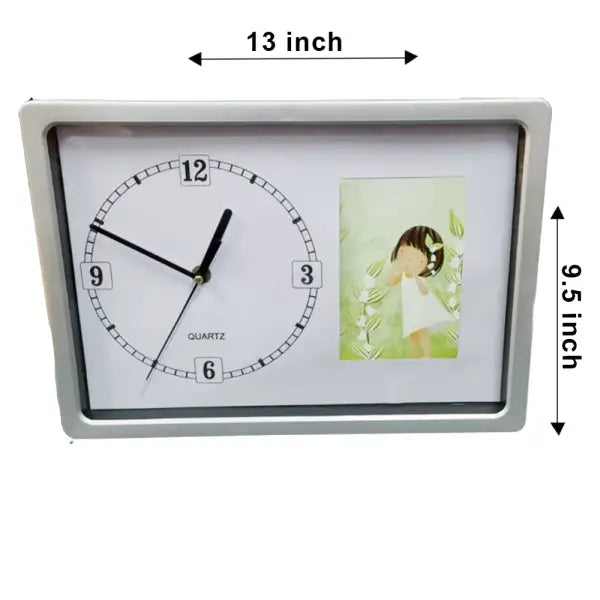 Photo Frame Wall Clock - simple